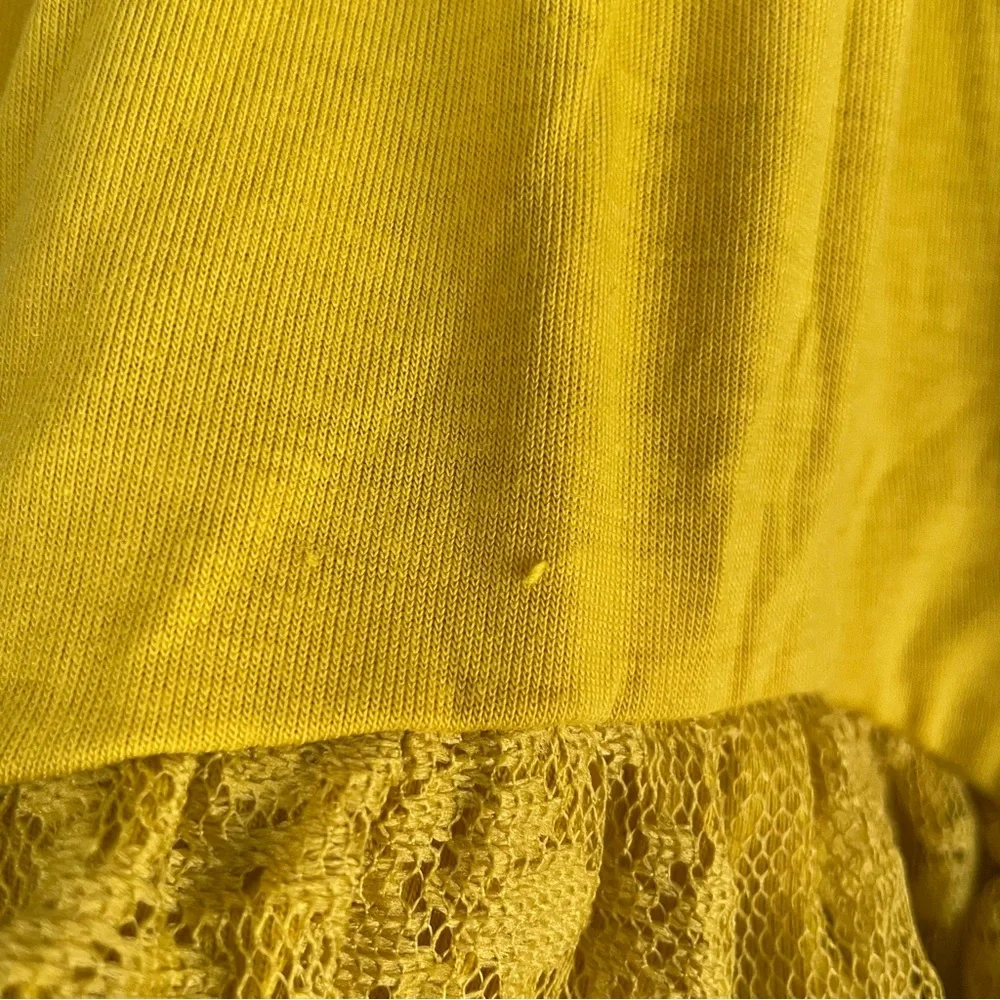 NWT Joyfolie Liza Dress Size 2 in Mustard Yellow Fall Autumn Lace‎